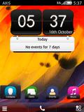 symbian belle clock skin bdclock mobile app for free download